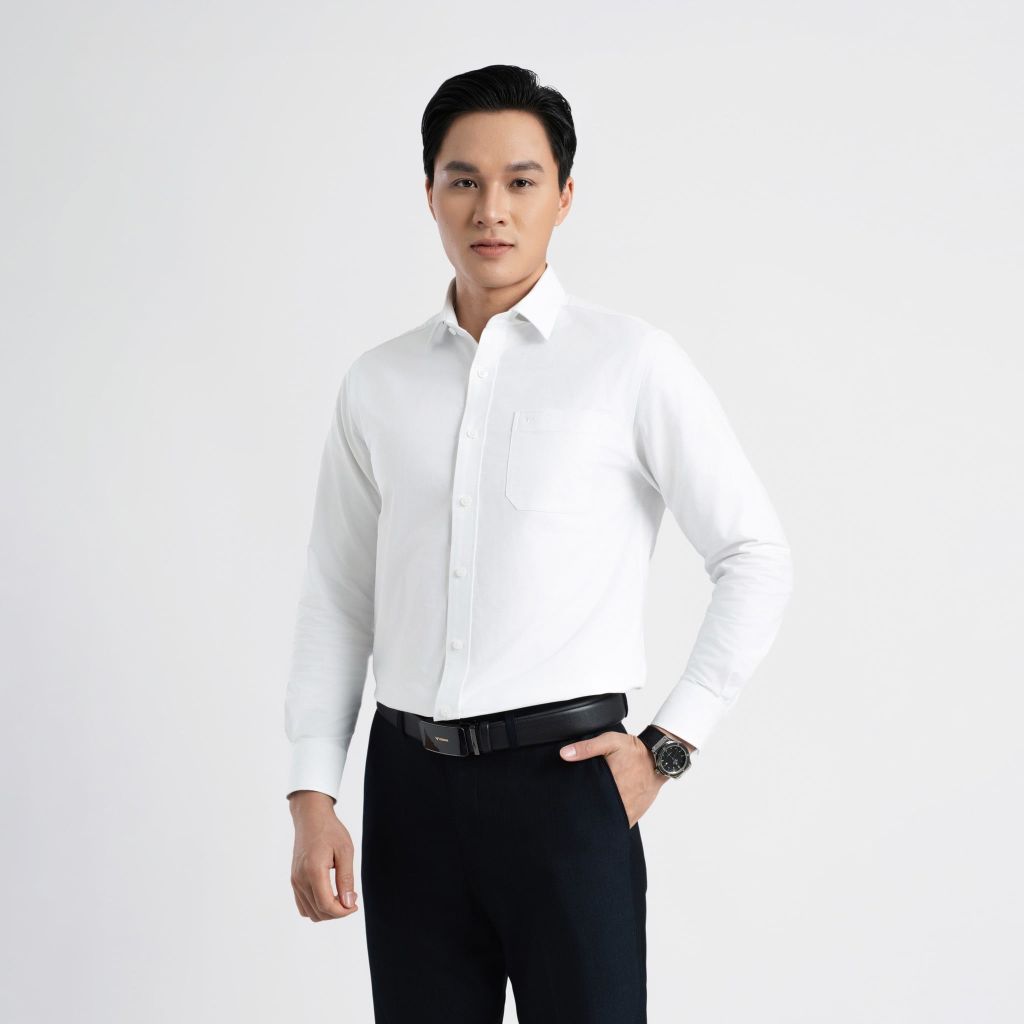 ÁO SƠ MI DÀI TAY NAM VITIMEX DÁNG RỘNG VỪA REGULAR ARD 4011
