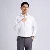 ÁO SƠ MI DÀI TAY VITIMEX DÁNG RỘNG REGULAR TRẮNG TRƠN ARD 7684