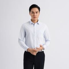 ÁO SƠ MI DÀI TAY VITIMEX DÁNG RỘNG REGULAR KẺ CARO ARD 7795