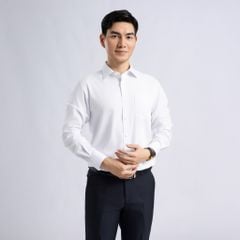 ÁO SƠ MI DÀI TAY VITIMEX DÁNG RỘNG VỪA REGULAR HỌA TIẾT CHÌM ARD 7842