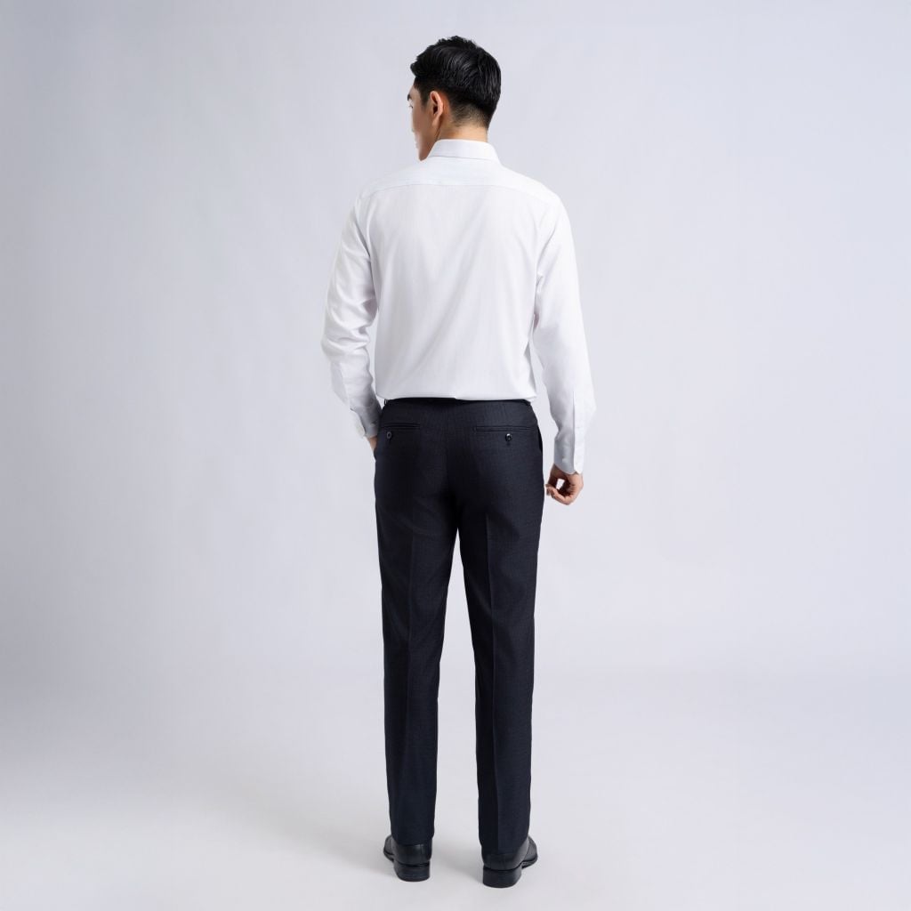 ÁO SƠ MI DÀI TAY VITIMEX DÁNG RỘNG VỪA REGULAR HỌA TIẾT CHÌM ARD 7842