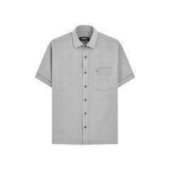 ÁO SƠ MI NGẮN TAY VẠT BẰNG VITIMEX DÁNG ÔM VỪA HOẠ TIẾT CHÌM ASB 4106