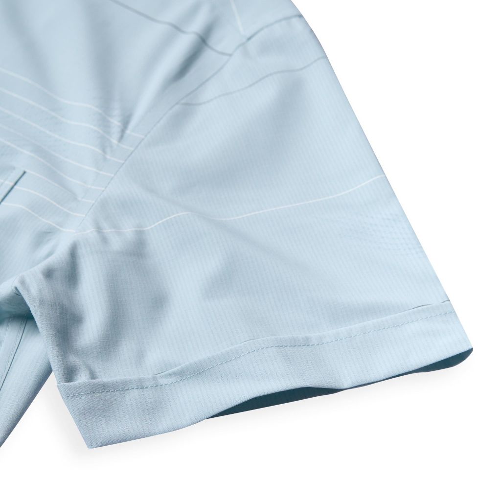 ÁO SƠ MI NGẮN TAY NAM VẠT BẰNG VITIMEX DÁNG ÔM VỪA SLIMFIT ASB 7715