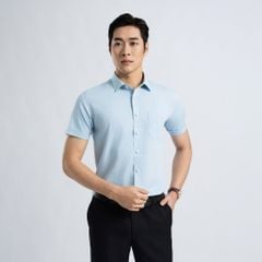 ÁO SƠ MI NGẮN TAY VITIMEX DÁNG BODYFIT KẺ ASB 7721