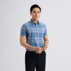 ÁO SƠ MI NGẮN TAY VITIMEX DÁNG BODYFIT KẺ ASB 7819