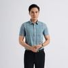 ÁO SƠ MI NGẮN TAY NAM VẠT BẰNG DÁNG ÔM VỪA SLIMFIT VITIMEX ASB 7826