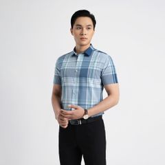 ÁO SƠ MI NGẮN TAY NAM DÁNG ÔM VỪA SLIMFIT VITIMEX ASC 4019