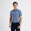 ÁO SƠ MI NGẮN TAY VITIMEX DÁNG SLIMFIT KẺ CARO ASC 4027