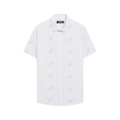 ÁO SƠ MI NGẮN TAY VITIMEX DÁNG ÔM VỪA SLIMFIT HOẠ TIẾT CHẤM BÔNG ASC 4058