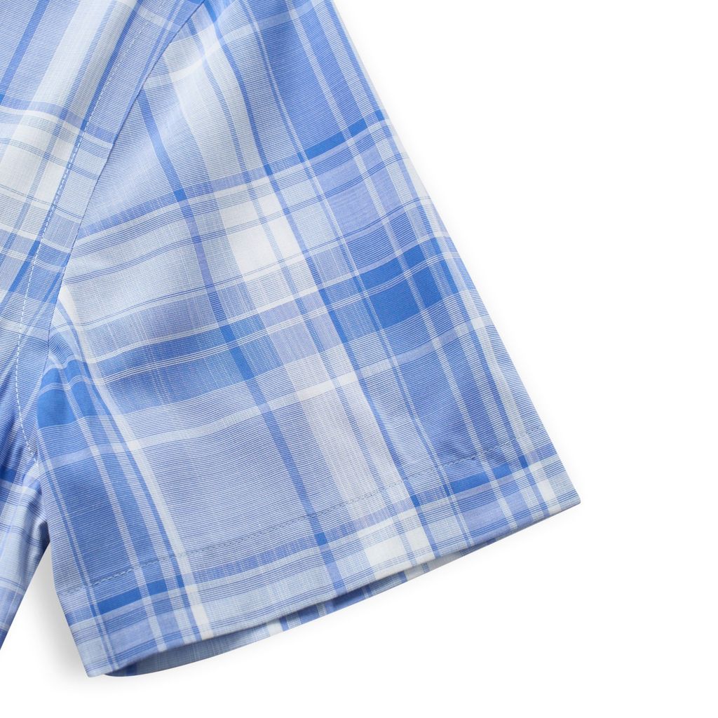ÁO SƠ MI NGẮN TAY VITIMEX DÁNG ÔM VỪA SLIMFIT KẺ ASC 7621
