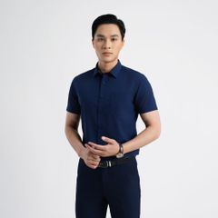 ÁO SƠ MI NGẮN TAY VITIMEX DÁNG SLIMFIT TRƠN ASC 7687