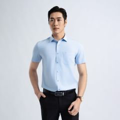 ÁO SƠ MI NGẮN TAY VITIMEX DÁNG SLIMFIT TRƠN ASC 7688