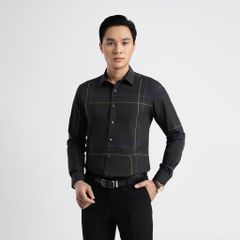 ÁO SƠ MI DÀI TAY VITIMEX DÁNG ÔM VỪA SLIMFIT KẺ ASD 4016