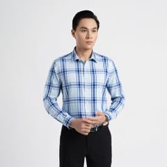 ÁO SƠ MI DÀI TAY VITIMEX DÁNG ÔM VỪA SLIMFIT KẺ TO ASD 4024
