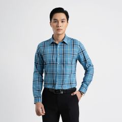ÁO SƠ MI DÀI TAY VITIMEX DÁNG ÔM VỪA SLIMFIT KẺ ASD 4025
