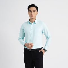 ÁO SƠ MI DÀI TAY VITIMEX DÁNG SLIMFIT TRƠN ASD 7692