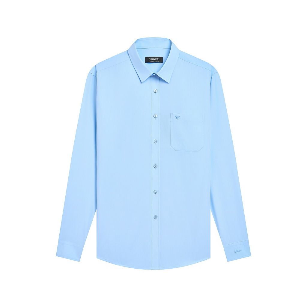 ÁO SƠ MI DÀI TAY NAM VITIMEX DÁNG ÔM VỪA SLIMFIT ASD 7785