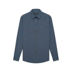 ÁO SƠ MI DÀI TAY VITIMEX DÁNG SLIMFIT KẺ CARO ASD 7821