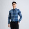 ÁO SƠ MI DÀI TAY VITIMEX DÁNG SLIMFIT KẺ CARO ASD 7823