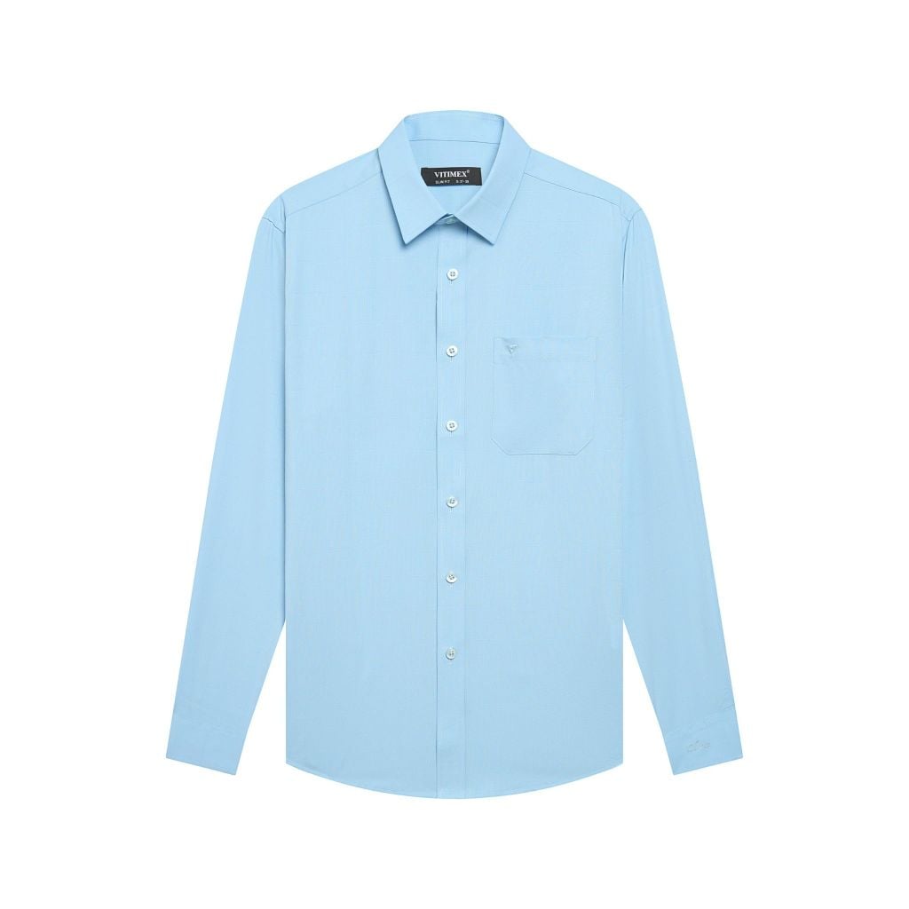 ÁO SƠ MI DÀI TAY NAM VITIMEX DÁNG ÔM VỪA SLIMFIT ASD 7839