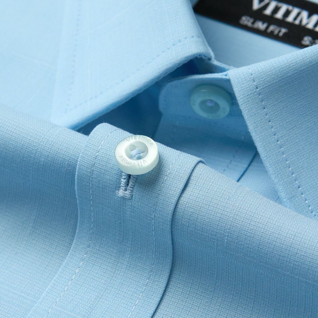 ÁO SƠ MI DÀI TAY NAM VITIMEX DÁNG ÔM VỪA SLIMFIT ASD 7839
