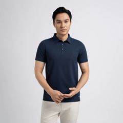 ÁO POLO KHÔNG ĐỪNG MAY VITIMEX DÁNG ÔM VỪA SLIMFIT TRƠN ATE 5014