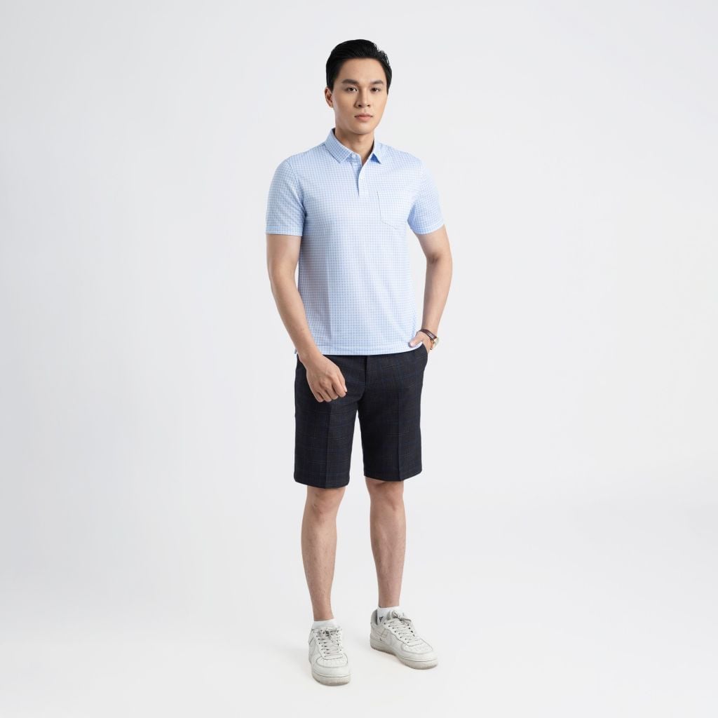 ÁO POLO VITIMEX DÁNG RỘNG VỪA REGULAR HỌA TIẾT ATR 3038