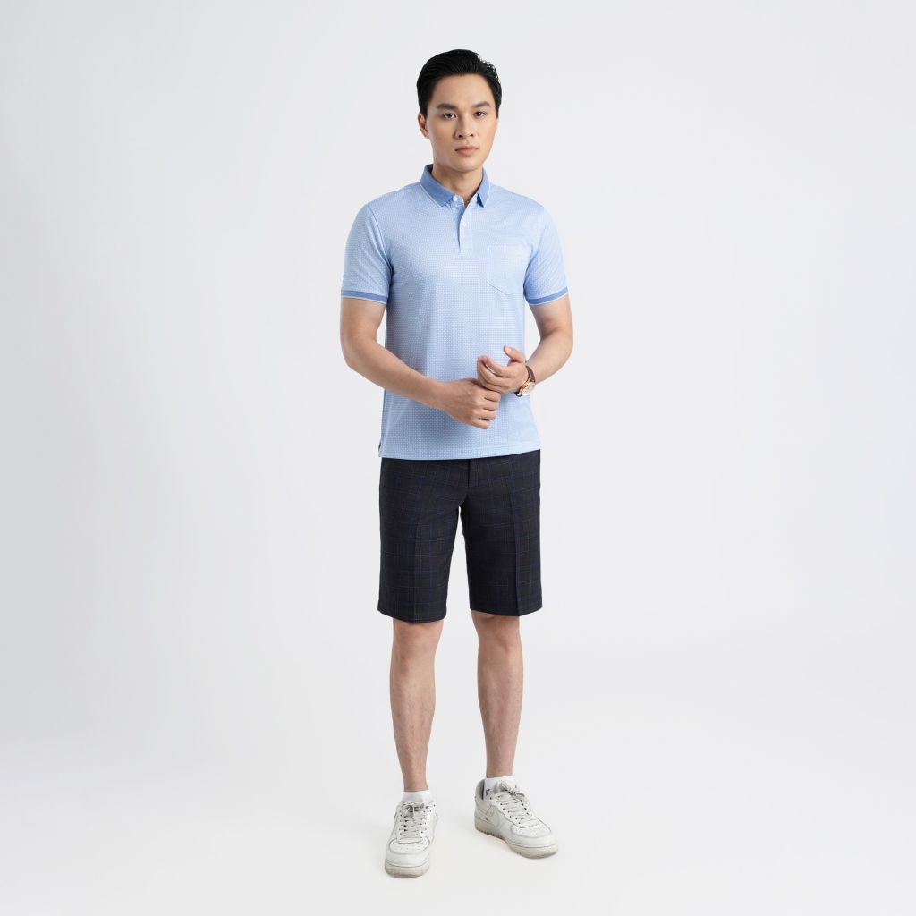 ÁO POLO VITIMEX DÁNG RỘNG VỪA REGULAR HỌA TIẾT ATR 3041