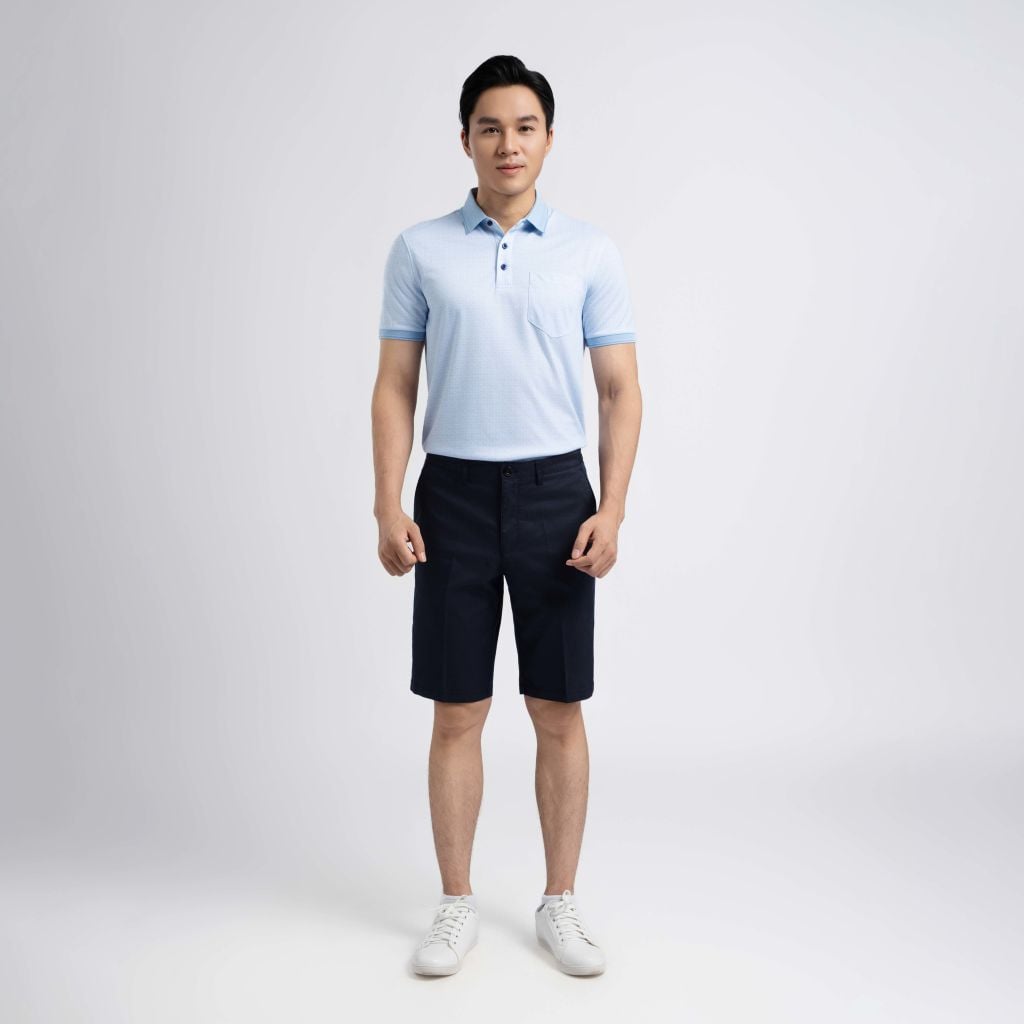 ÁO POLO VITIMEX DÁNG RỘNG VỪA REGULAR KẺ CARO ATR 5015