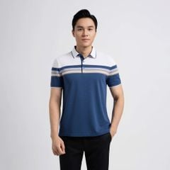 ÁO POLO VITIMEX DÁNG RỘNG VỪA REGULAR KẺ NGANG ATR 5031