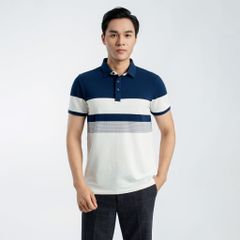 ÁO POLO VITIMEX DÁNG SLIMFIT KẺ NGANG ATS 3021