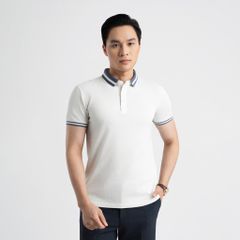 ÁO POLO VITIMEX DÁNG SLIMFIT TRẮNG TRƠN ATS 3034