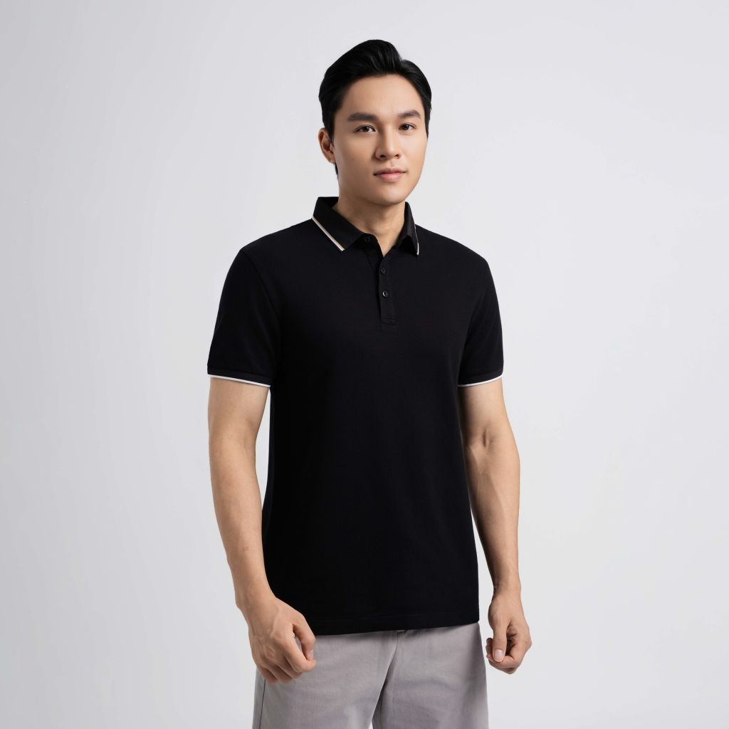 ÁO POLO VITIMEX DÁNG ÔM VỪA SLIMFIT TRƠN ATS 5008