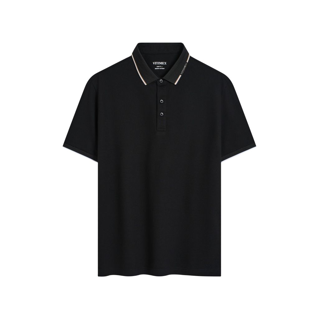 ÁO POLO VITIMEX DÁNG ÔM VỪA SLIMFIT TRƠN ATS 5008