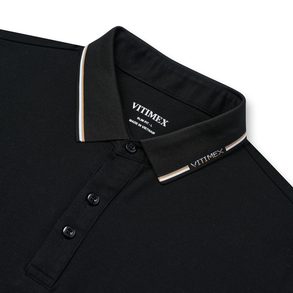 ÁO POLO VITIMEX DÁNG ÔM VỪA SLIMFIT TRƠN ATS 5008
