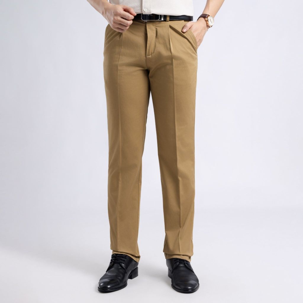 QUẦN KAKI VITIMEX DÁNG SUÔNG CÓ LY KCS 7560