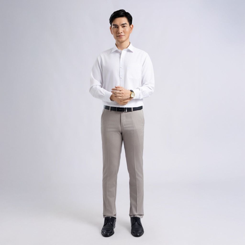 QUẦN KAKI VITIMEX DÁNG ÔM VỪA SLIMFIT KSG 7604