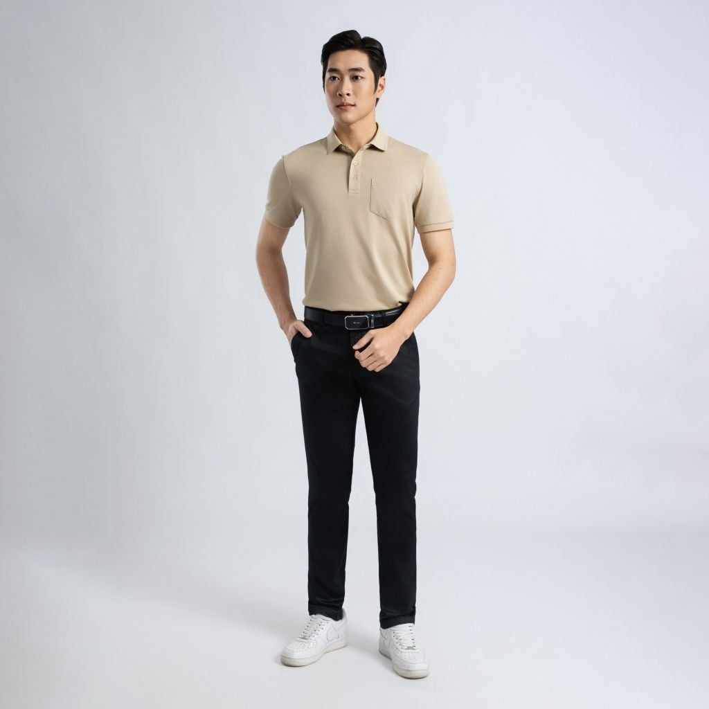 QUẦN KAKI NAM ỐNG CÔN SLIMFIT VITIMEX KSS 4010