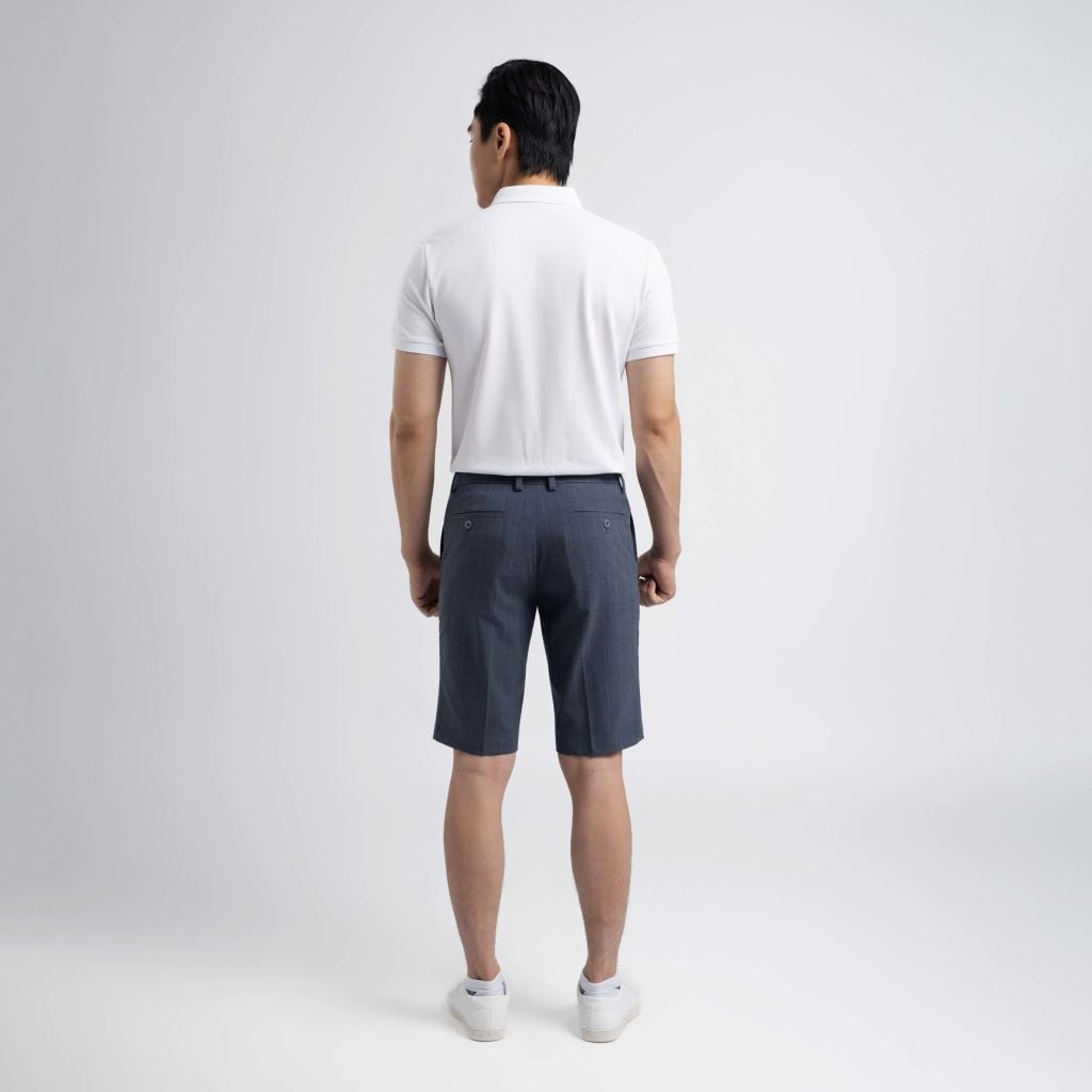 QUẦN SHORT VITIMEX DÁNG ÔM VỪA SLIMFIT KẺ SVS 5003