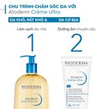  Kem Dưỡng Ẩm Bioderma Atoderm Crème Ultra - Dành Cho Da Nhạy Cảm, Da Khô Và Rất Khô 200ml 