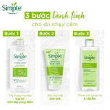  Nước Hoa Hồng Simple Kind To Skin Soothing Facial Toner Làm Dịu Da & Cấp Ẩm 200ml 