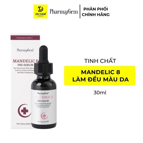 Tinh Chất Hỗ Trợ Làm Đều Màu Da Giúp Da Sáng Mịn Pharmaform Mandelic 8 Pre Serum 30ml