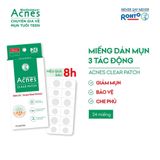  Miếng Dán Mụn Acnes Clear Patch Giúp Giảm Mụn Sưng Viêm 24 Miếng 