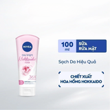  Sữa Rửa Mặt Nivea Pearl Bright/ Hokkaido Sạch Sâu, Dưỡng Sáng Da Dành Cho Nữ 100g 