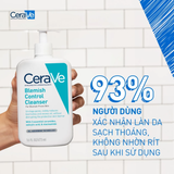  Sữa Rửa Mặt Cerave Blemish Control Cleanser Cho Da Dầu Mụn 