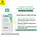  Sữa Rửa Mặt CeraVe SA Smoothing, Hydrating, Foaming Cleanser - Cho Da Dầu Mụn, Khô, Nhạy Cảm 88ml – 236ml – 473ml 