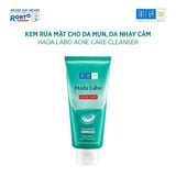  Sữa Rửa Mặt Hada Labo Acne Care Calming Cleanser 80g - Kem Rửa Mặt Cho Da Dầu Mụn, Da Nhạy Cảm, Ngừa Mụn 