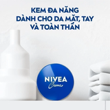  Kem Dưỡng Ẩm Da Nivea Crème 60ml – Dưỡng Ẩm Sâu 24H, Chiết Xuất Sữa & Eucerit 