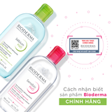  Nước Tẩy Trang Bioderma Cho Da Dầu Mụn Sebium / Da Nhạy Cảm Sensibio H2O 100ml - 250ml - 500ml 