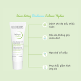  Kem Dưỡng Ẩm Cho Da Dầu Mụn BIODERMA Sébium Hydra 40ml 